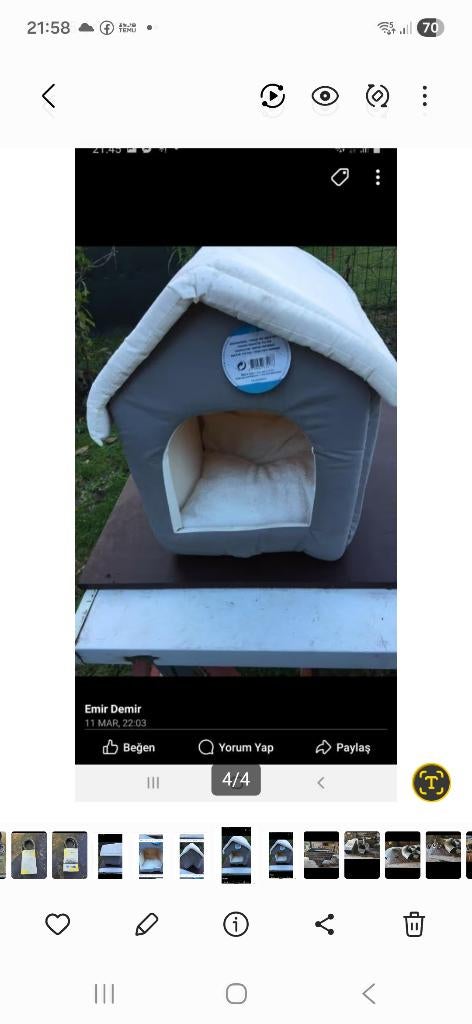 Katten huis nw, Ophalen