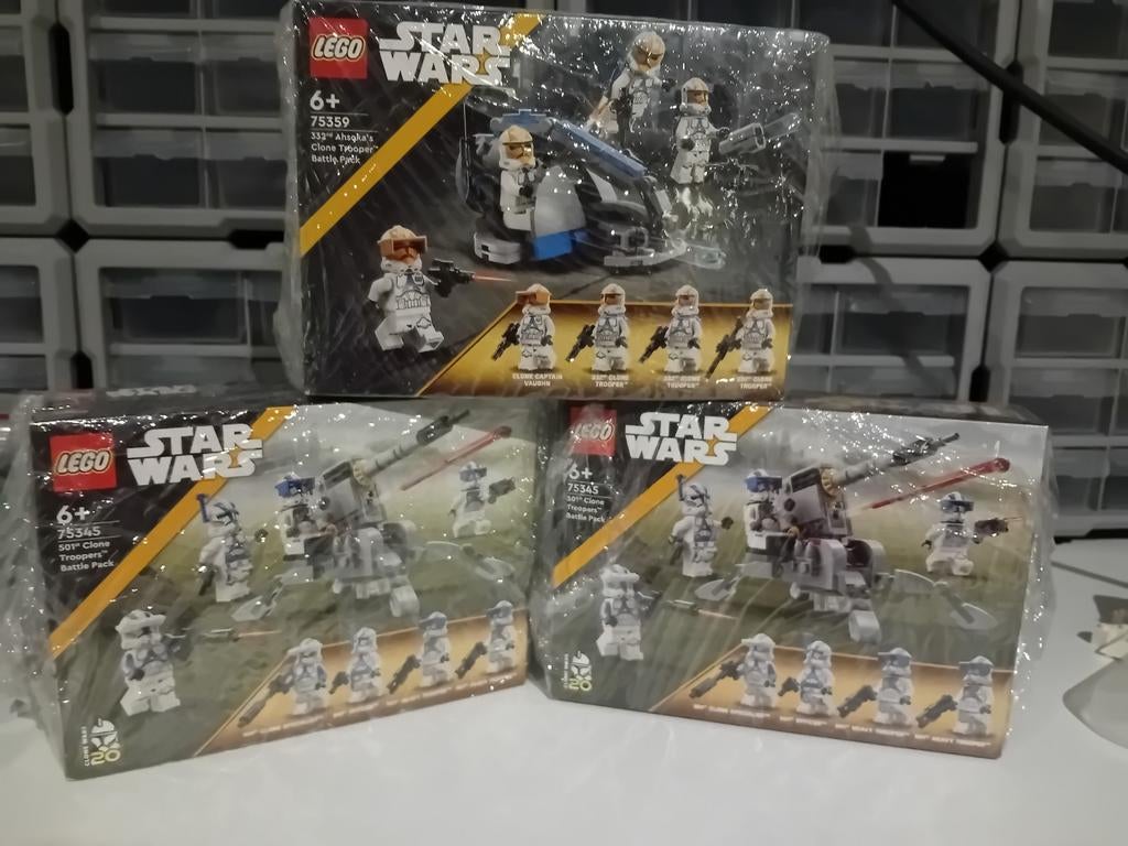 Lego Star Wars Battle pack 3x nieuw, Enlèvement, Lego, Star Wars