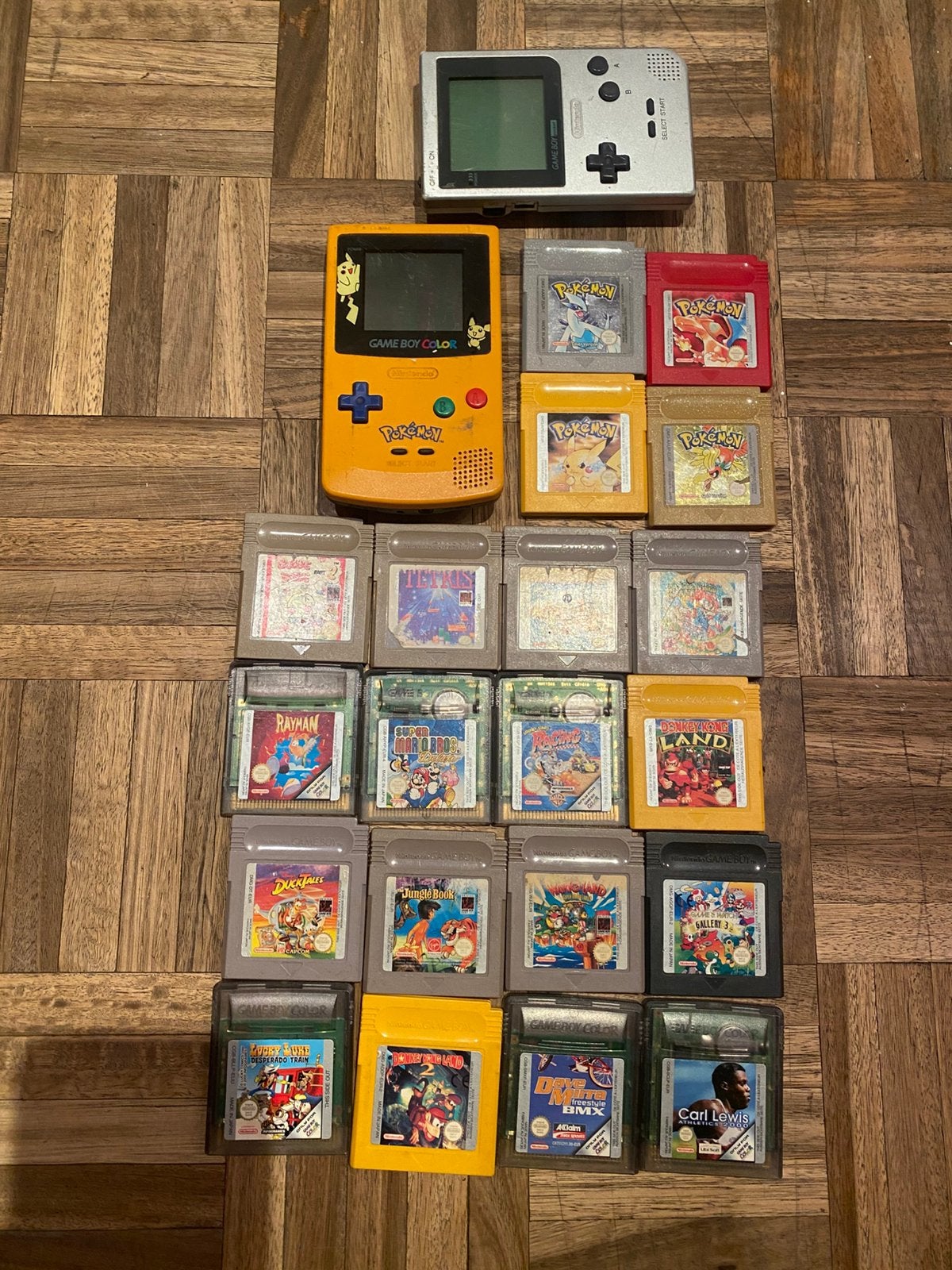 Nitendo gameboys + games, Ophalen, Gebruikt, Game Boy Color, Met games
