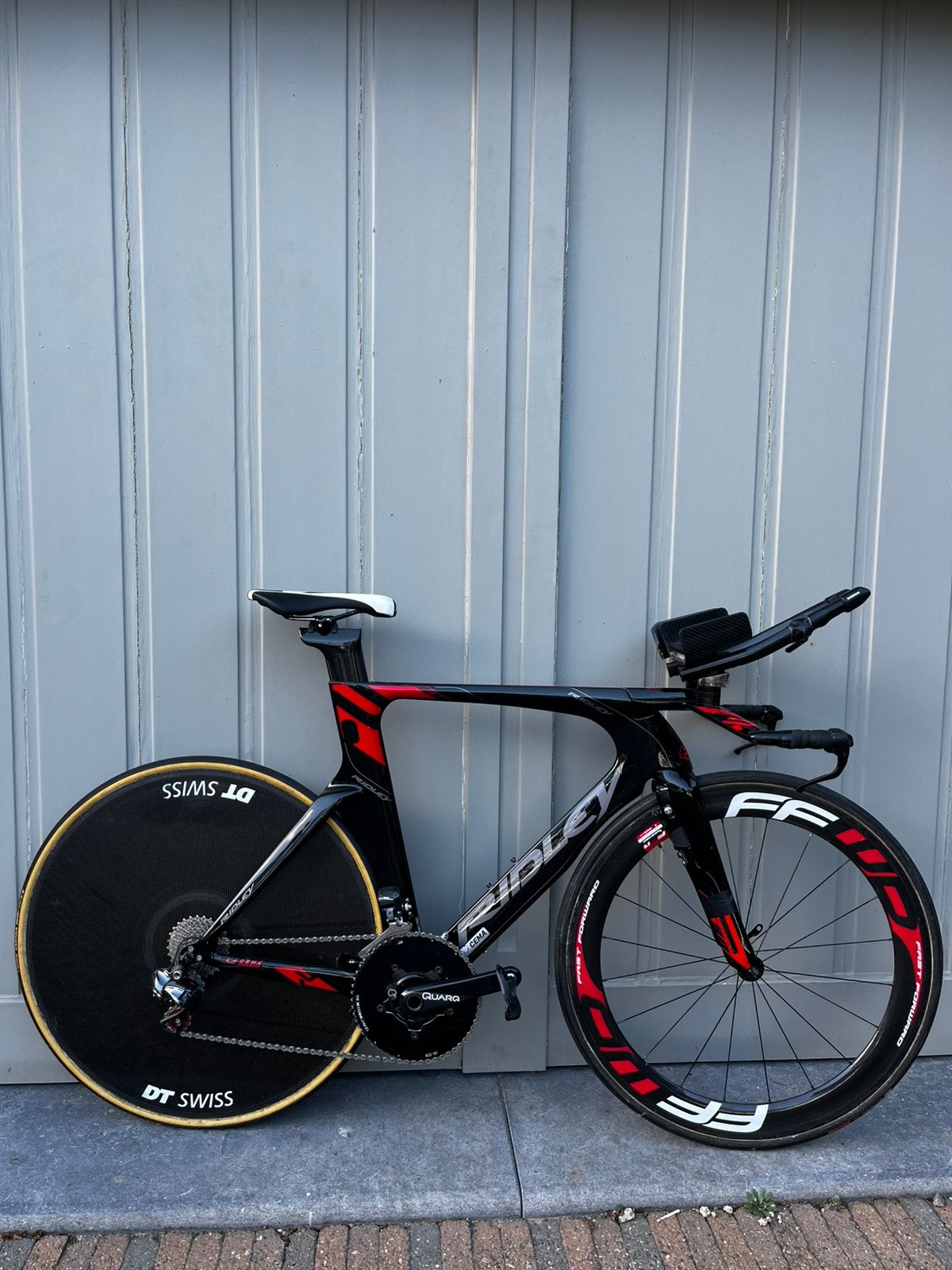 Ridley Dean tijdritfiets, Ophalen, Gebruikt, Carbon, Velgrem