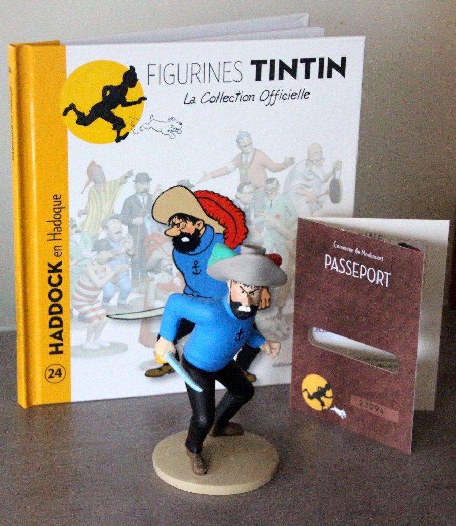 Moulinsart figurine n 24 Haddock Tintin Hergé Kuifje, Collections, Envoi, Tintin, Comme neuf