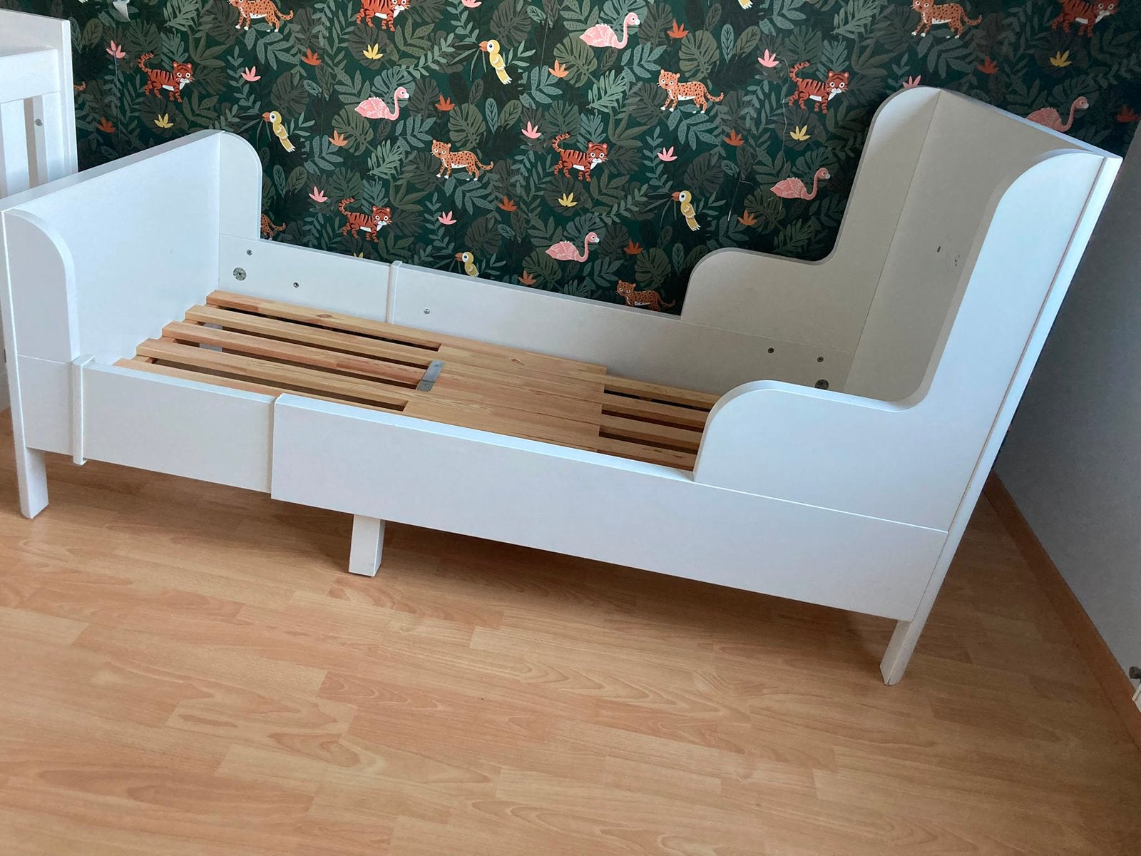 Meegroei bed met matras, Kinderen en Baby's, Ophalen of Verzenden, Zo goed als nieuw, Matras