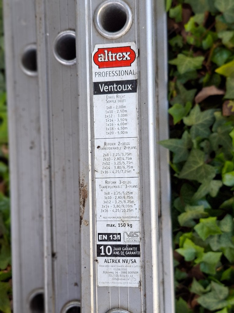 Altrex Reformladder 3x10, Doe-het-zelf en Bouw, Ophalen, Zo goed als nieuw, Ladder, 4 meter of meer