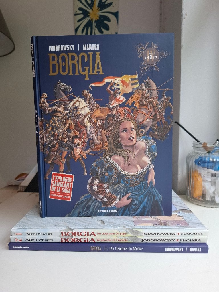 BORGIA MANARA TOMES 1 à 4 SERIE COMPLETE TBE TOUS EO, Série complète ou Série, Enlèvement ou Envoi, Comme neuf