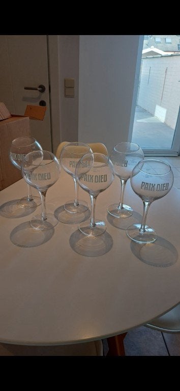 6 Paix Dieux 50 cl glazen splinternieuw in originele doos ., Collections, Verres & Petits Verres, Enlèvement, Neuf, Verre à bière