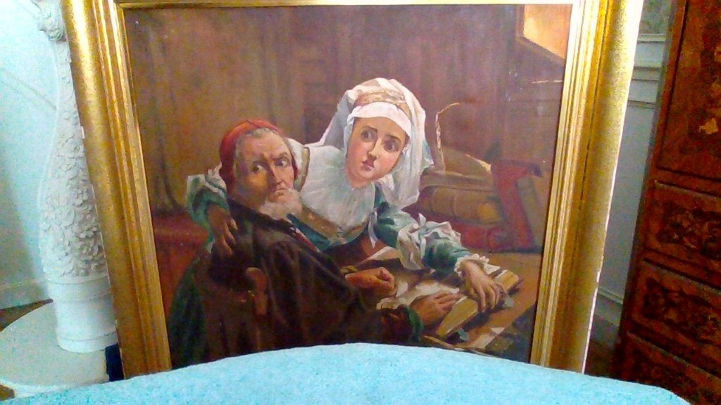 Ancien cadre (reproduction de la lecture prohibé), Ophalen