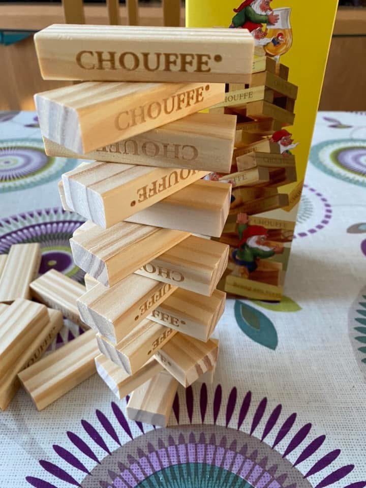 Jeu de la tour CHOUFFE (Chouffe Toren / Jenga), Enlèvement ou Envoi, Comme neuf