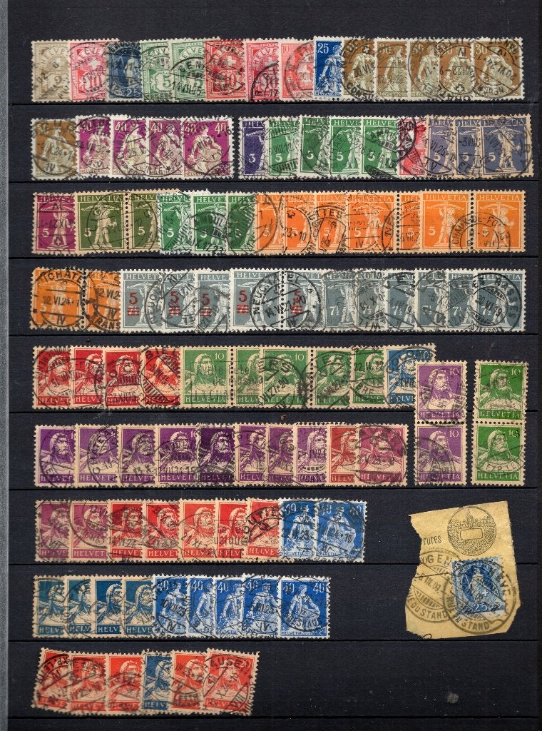 Lot suisse pour les recherches, Timbres & Monnaies, Timbres | Europe | Suisse, Envoi, Affranchi