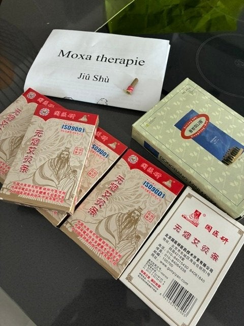 Moxa therapie, Ophalen, Nieuw