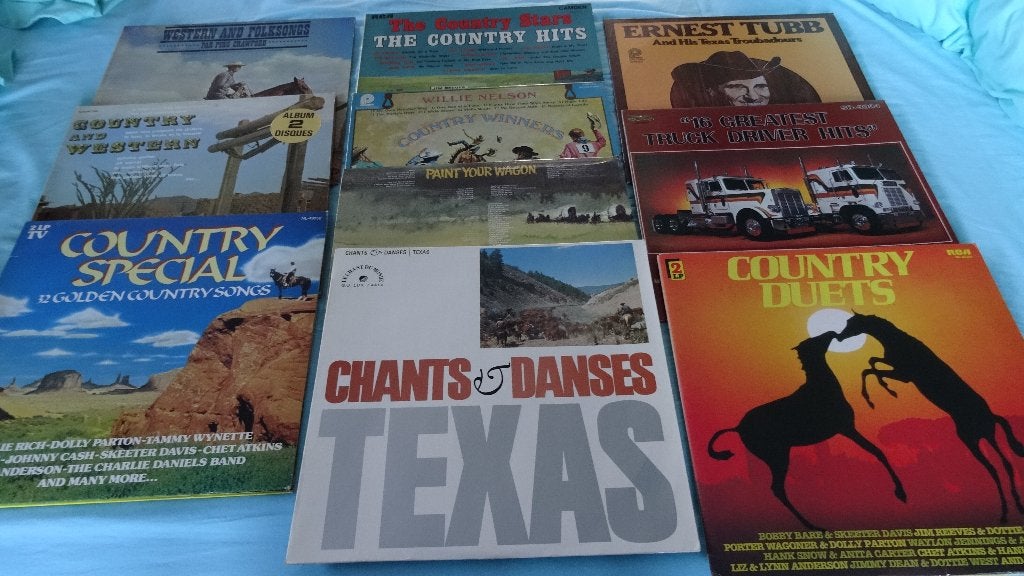 LP VINYL COUNTRY WESTERN, Cd's en Dvd's, Vinyl | Country en Western, Ophalen, LP, Zo goed als nieuw, 12 inch