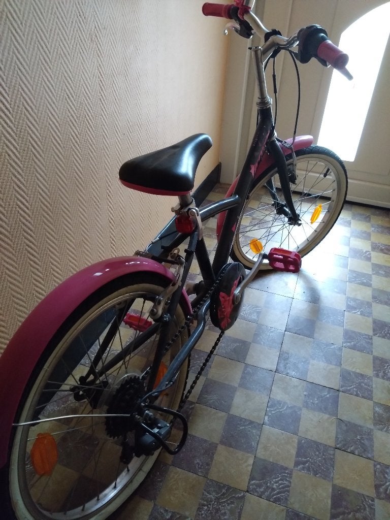 Kinderfiets meisje, Ophalen, Gebruikt