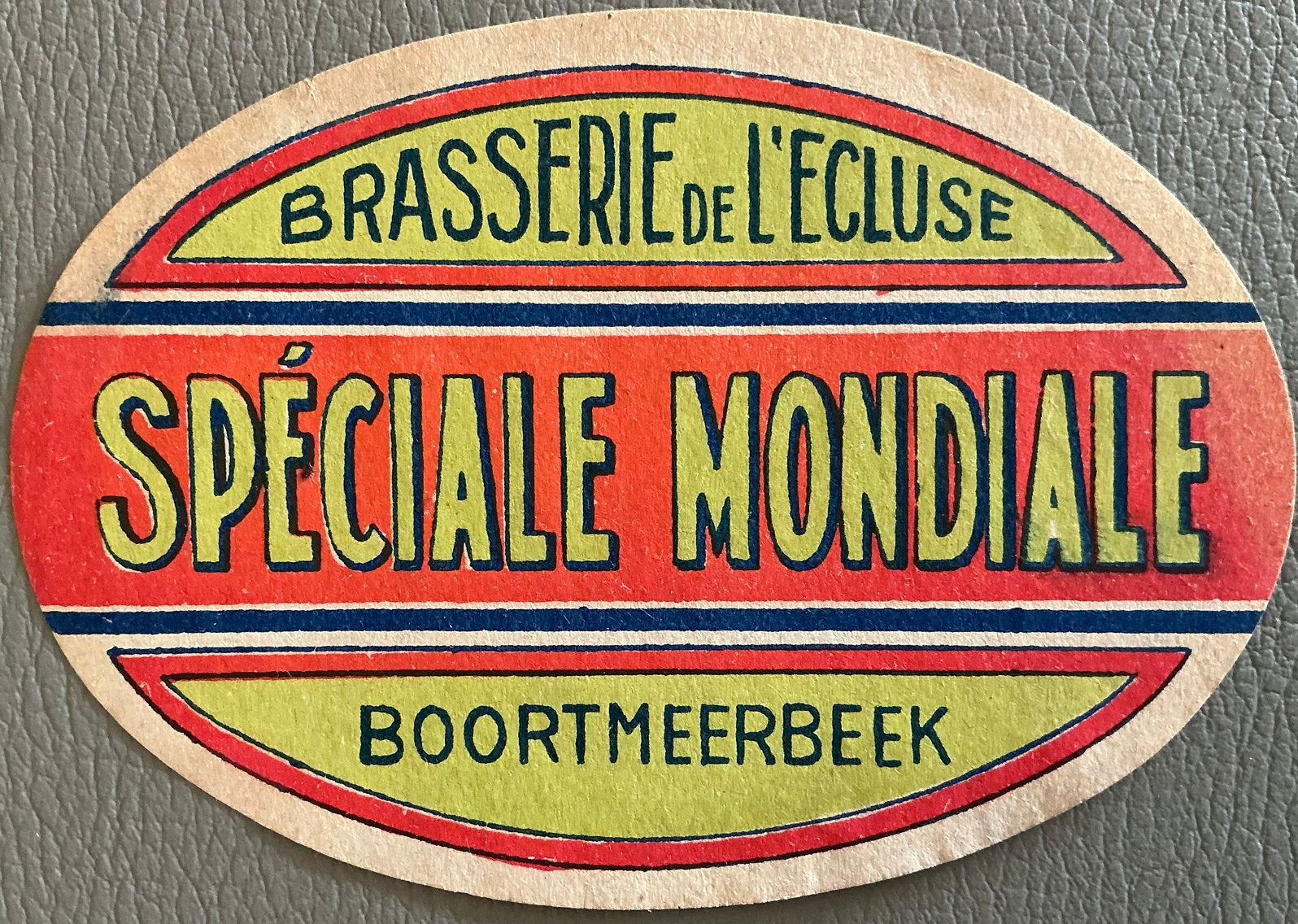 BRASSERIE DE L’ECLUSE/BOORTMEERBEEK/bieretiket, Ophalen of Verzenden, Zo goed als nieuw, Overige typen
