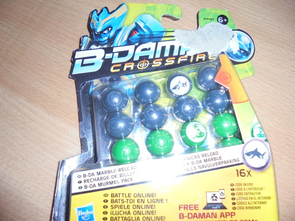 Hasbro B-daman Crossfire Balls 16 Stuks Nieuw, Ophalen of Verzenden, Nieuw, Ontdekken