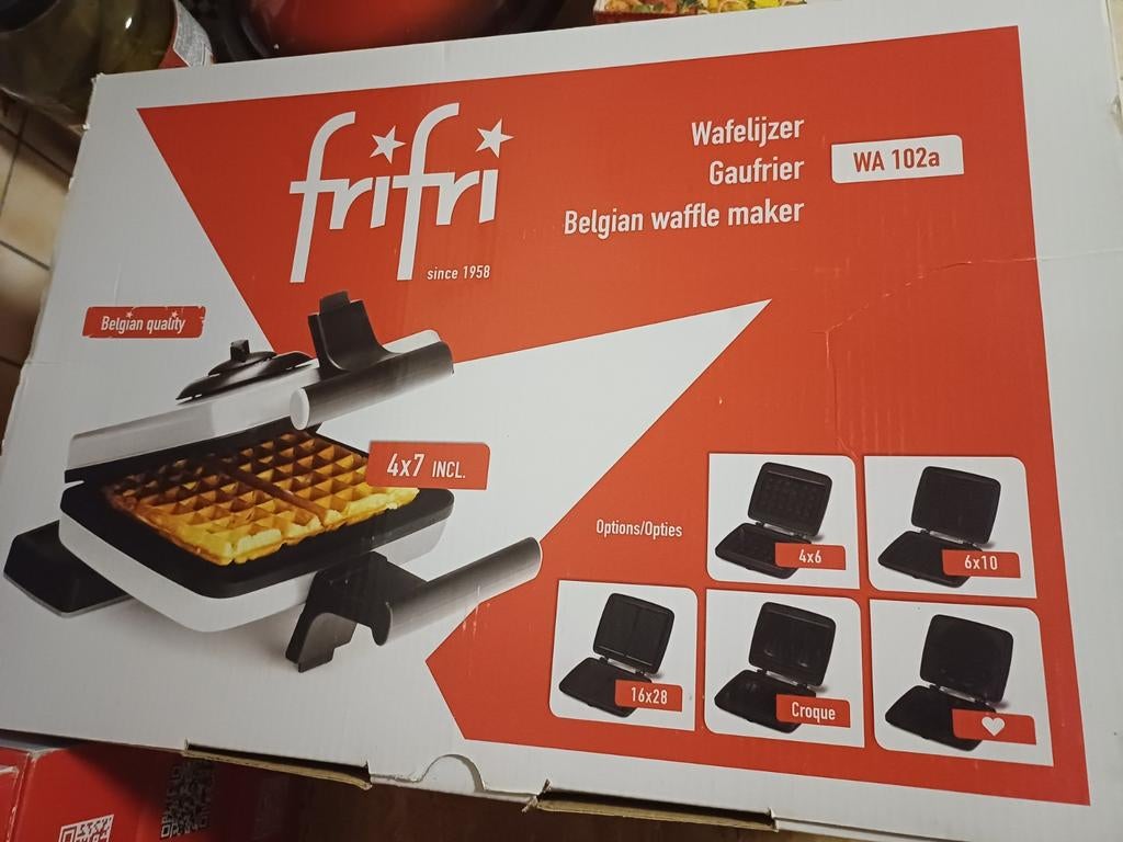 Wafelijzer met toebehoren, Elektronische apparatuur, Wafelijzers, Ophalen