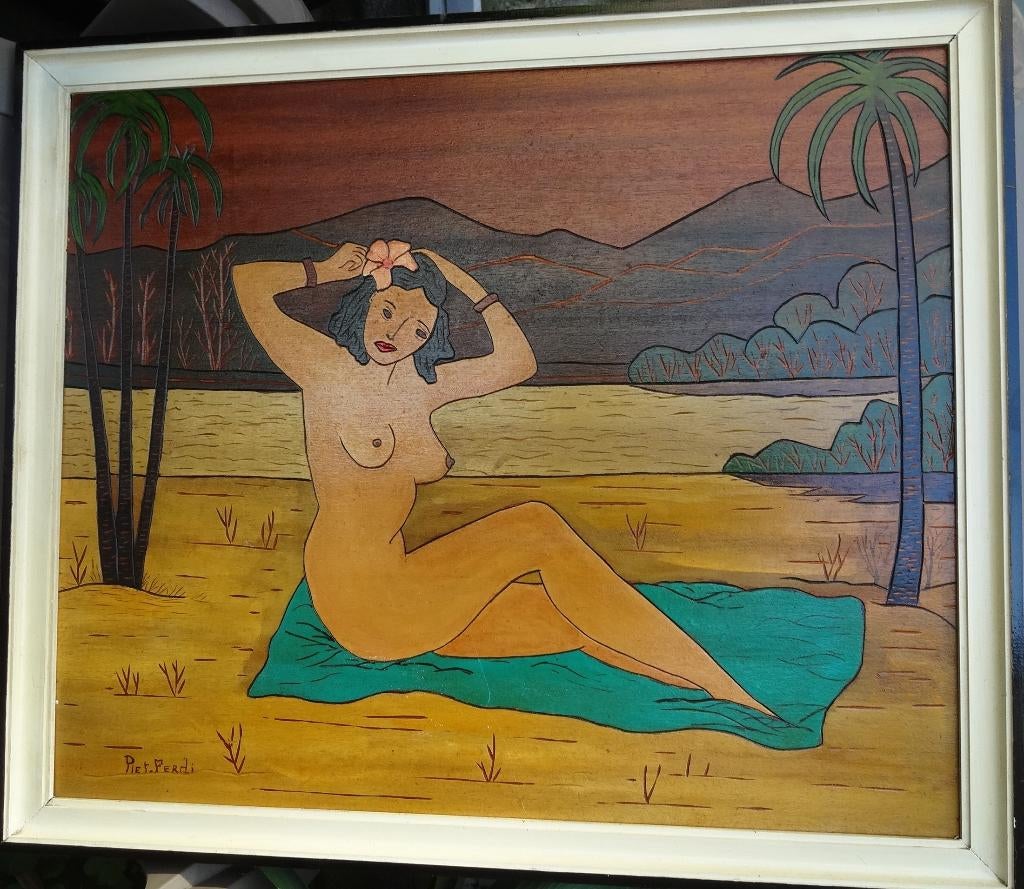 Peinture de Piet Ferdi, Antiquités & Art, Art | Peinture | Moderne, Enlèvement