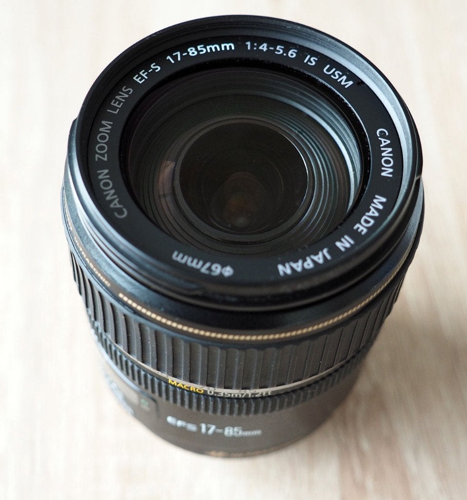 Canon 17-85mm met beeldstabilisatie, Ophalen, Gebruikt