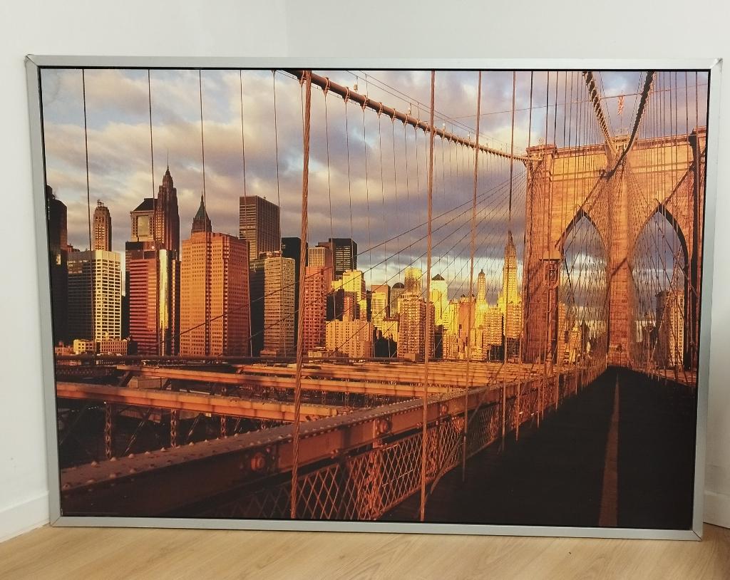 Ingelijste prent - Brooklyn Bridge (New York), Ophalen