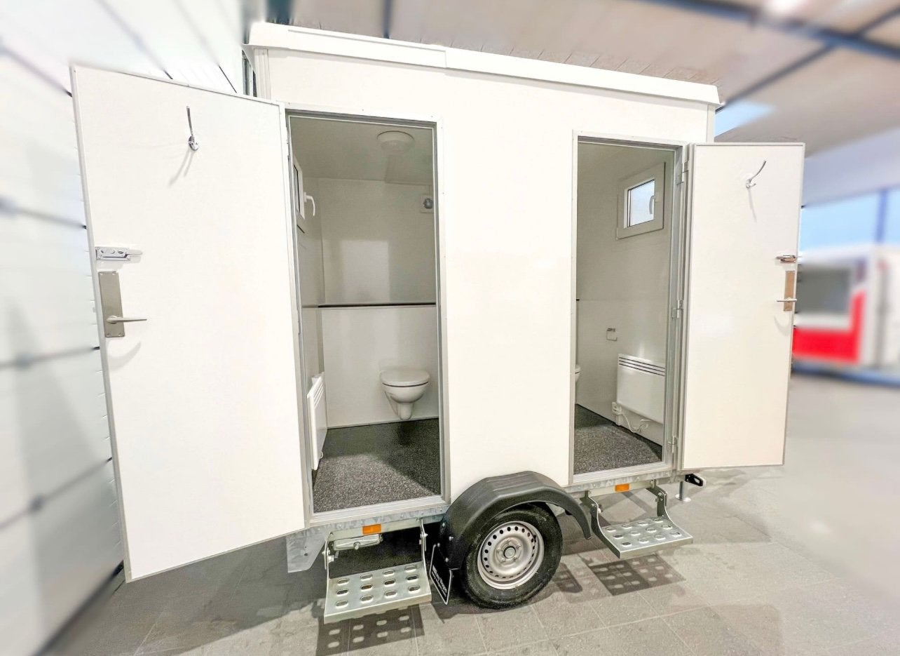 Nieuwe Toiletwagen 1+1 | Easywagon | 110 mm afvoer, Ophalen