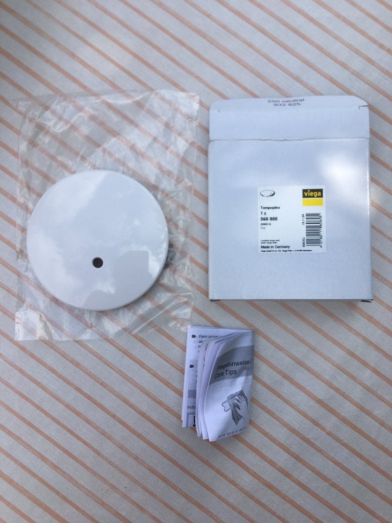 Viega Tempoplex Plus Afdekkap - model 6960.0, Ophalen of Verzenden, Nieuw, Douche
