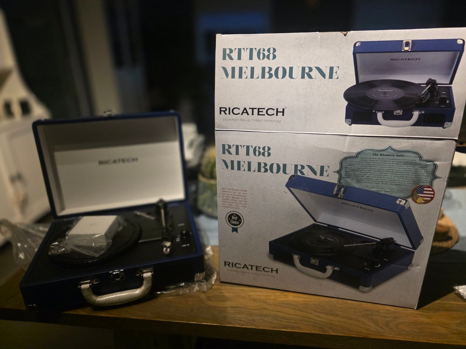 Ricatech 7312350337549 platenspeler, TV, Hi-fi & Vidéo, Neuf, Autres marques, Tourne-disque, Enlèvement