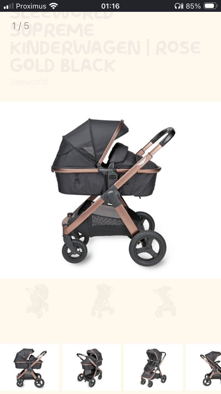 Kinderwagen sleeworld all terain nieuw, Luchtbanden, Nieuw, Ophalen, Kinderwagen