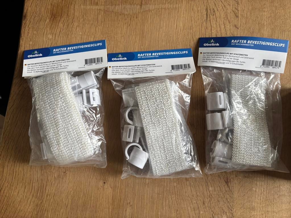 Obelink Rafter Bevestigingsclips, Caravans en Kamperen, Caravanaccessoires, Nieuw, Ophalen