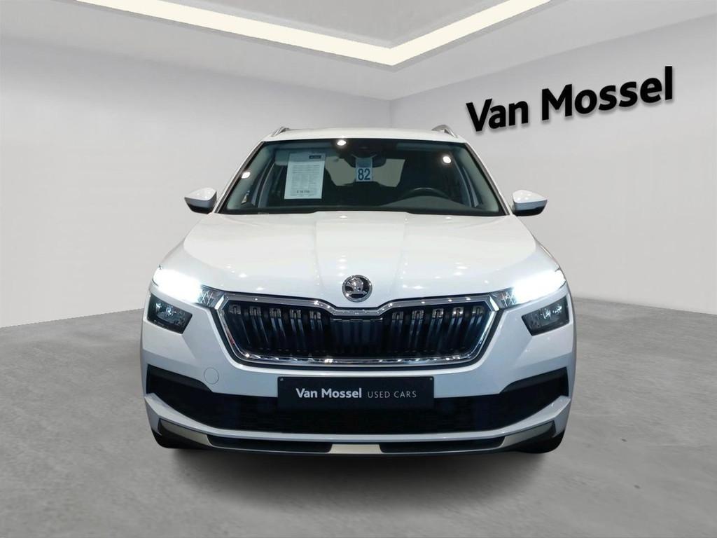 Skoda Kamiq 1.0 TSI 81kW Ambition, Auto's, Skoda, Voorwielaandrijving, Stof, Gebruikt, Wit