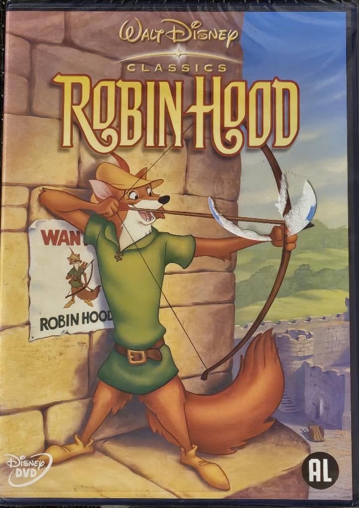 Disney Robin Hood (1973) SEALED, Cd's en Dvd's, Ophalen of Verzenden, Nieuw in verpakking