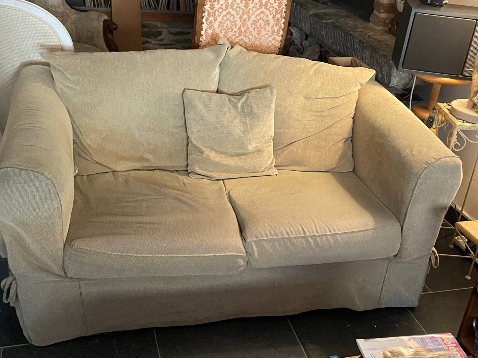 2 canapés, Moins de 75 cm, 150 à 200 cm, Enlèvement, Utilisé