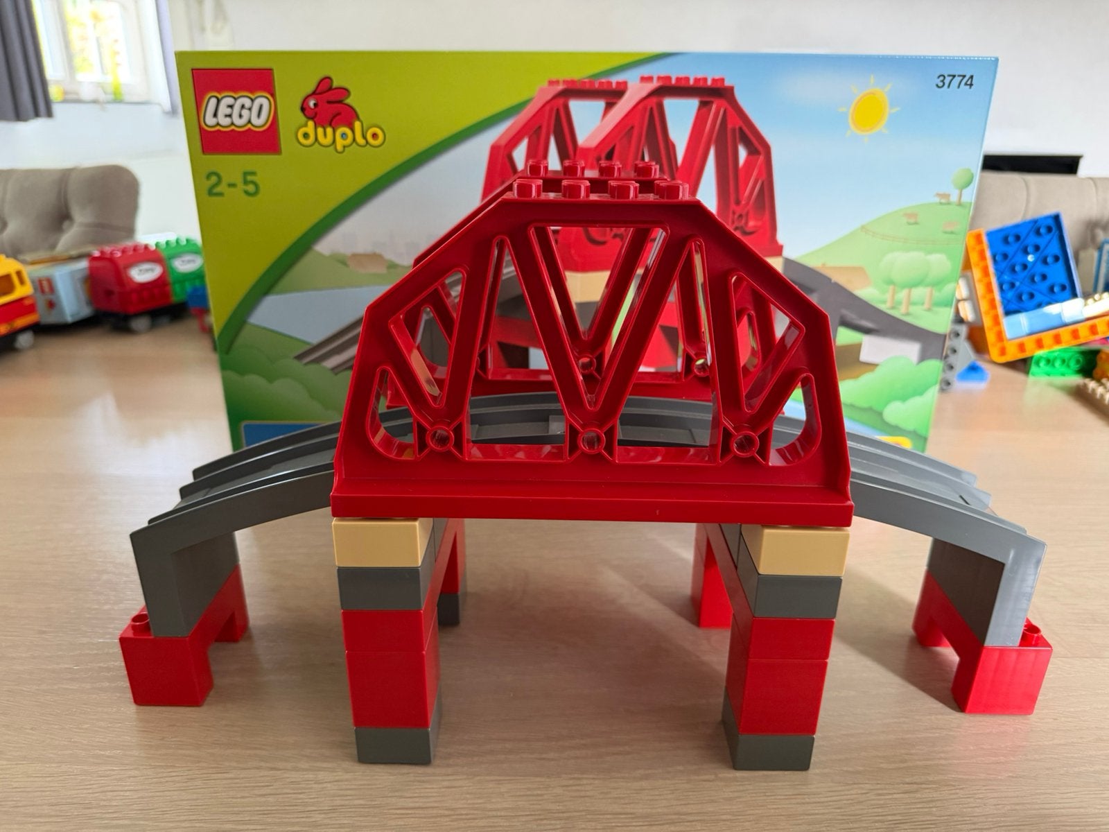 Uniek!! Lego duplo brug in orginele doos, Kinderen en Baby's, Ophalen of Verzenden, Zo goed als nieuw