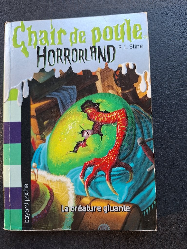 Chair de poule Horrorland - la créature gluante (N7), Livres, Fiction, Enlèvement, Utilisé, A.L.Stine