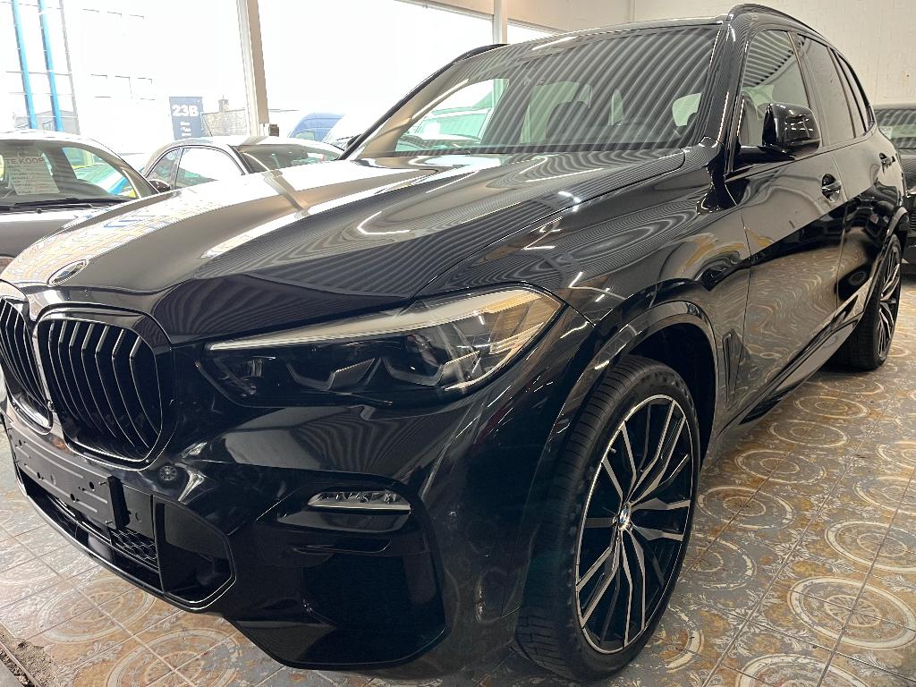BMW x5, Auto's, BMW, Automaat, Zwart, Leder, SUV of Terreinwagen