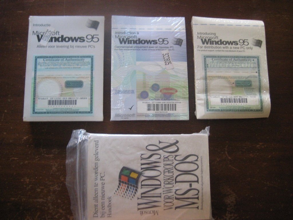 Windows 95 + CD nog Verpakt, Computers en Software, Ophalen of Verzenden, Windows