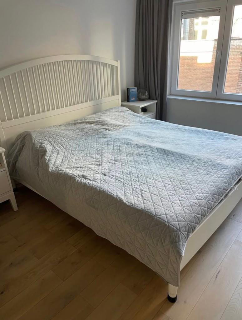 Stevig stijlvol bed 2 pers 180 X 200, Comme neuf, Enlèvement, Elegant, 180 cm