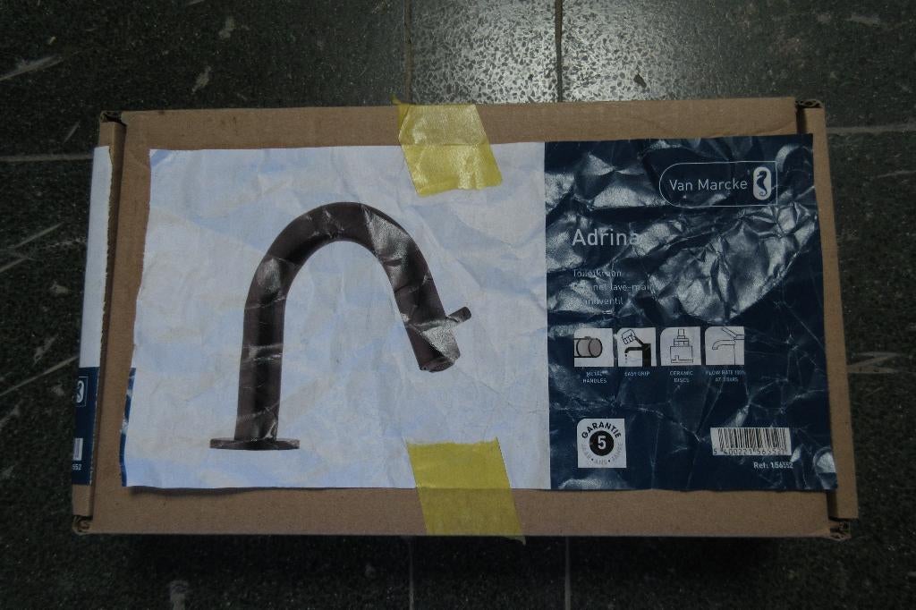zwarte toilet kraan, Ophalen, Nieuw, Koper, Kraan