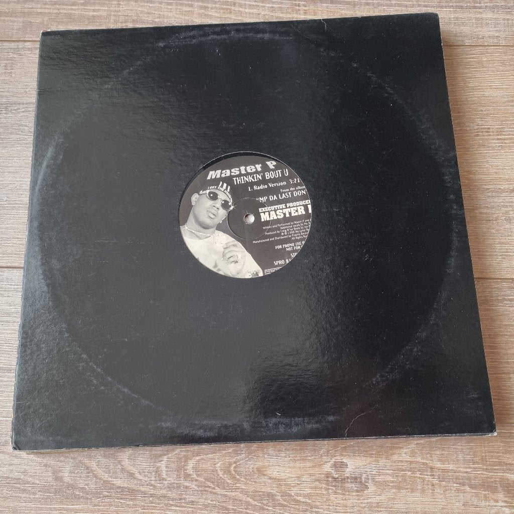 12" Master P – Thinkin' Bout U, CD & DVD, Vinyles Singles, Enlèvement ou Envoi, Utilisé, 12 pouces, Hip-hop et Rap