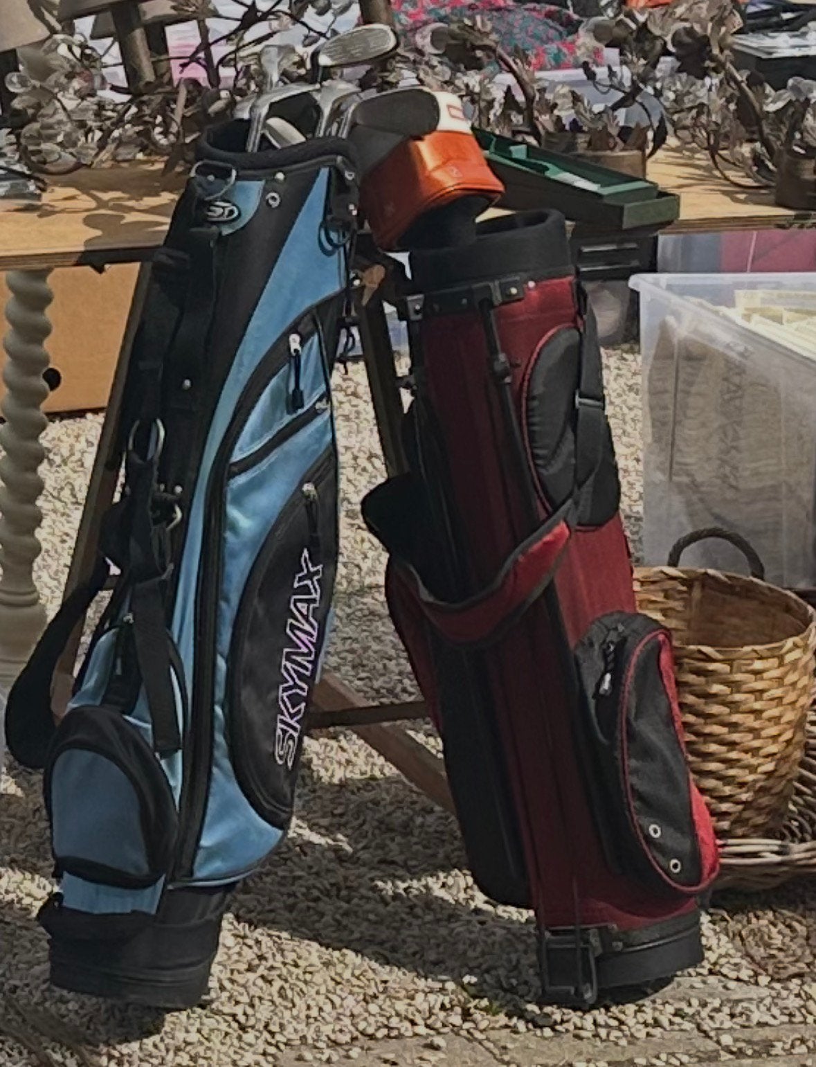 Golfezak en 6 clubs voor kinderen, Ophalen, Gebruikt