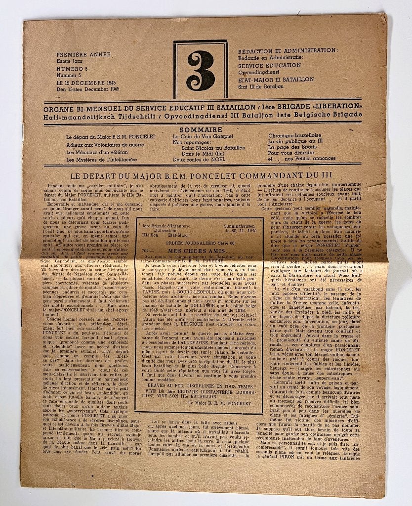 ABBL brigade Piron Belgian army in uk 1945, Collections, Enlèvement ou Envoi, Armée de terre, Livre ou Revue