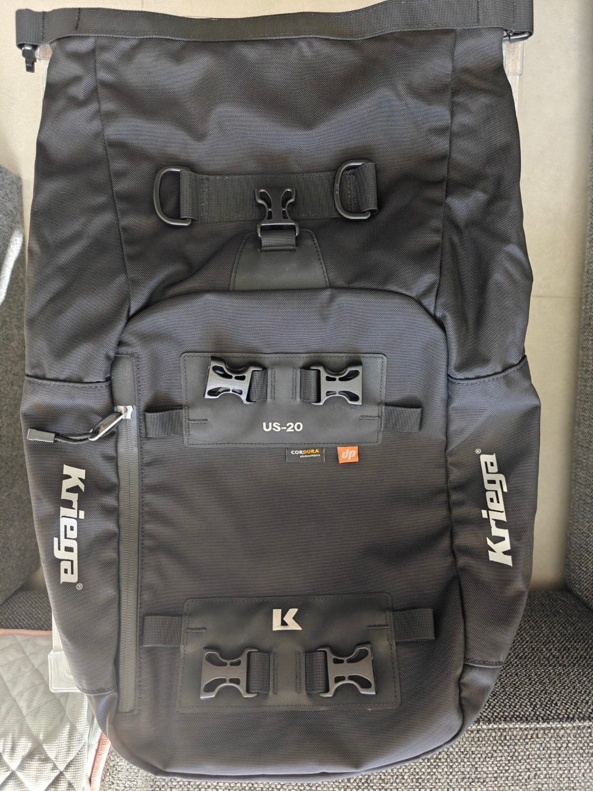 Kriega US-20 Drypack Motortas (100% Waterdicht), Motos, Enlèvement ou Envoi, Comme neuf