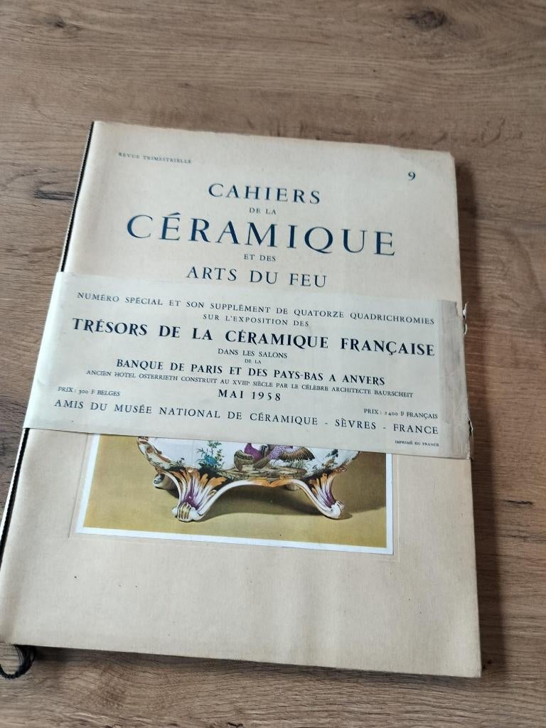Cahiers de la céramique et des arts du feu n9‎ 1958, Enlèvement ou Envoi