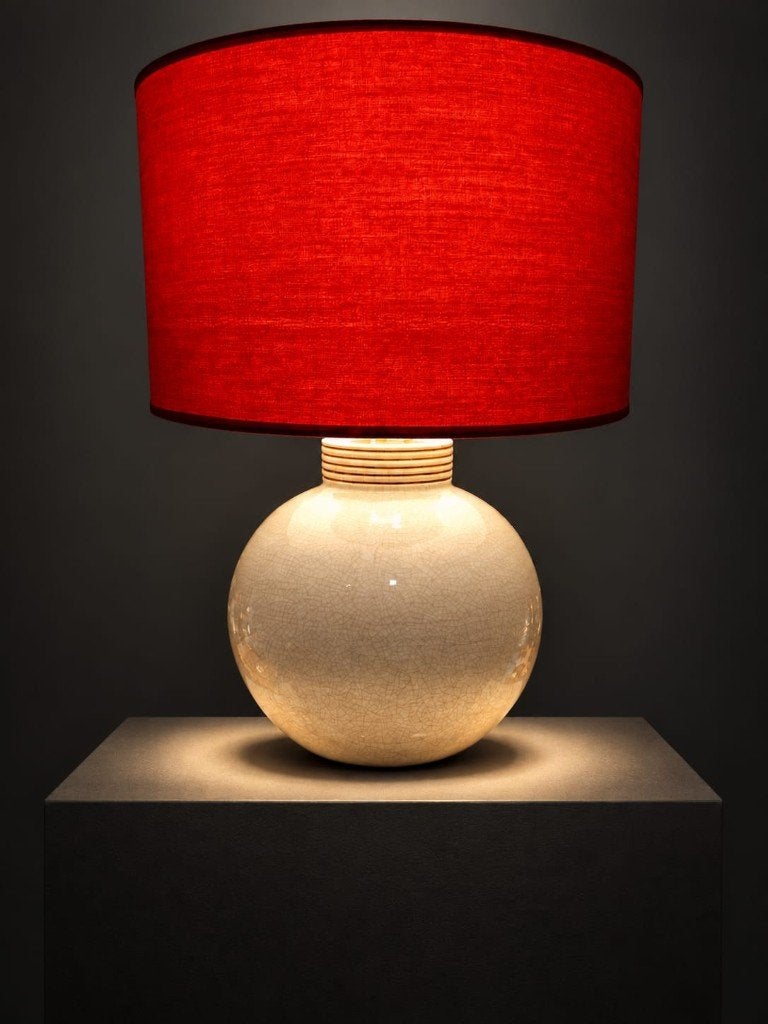 Lampe de table Beaulieu, créée par Envy Lighting., Pierre/céramique, Comme neuf, Enlèvement, E27 (grand)