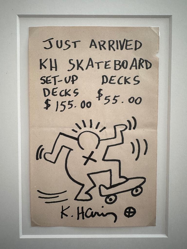 Keith Haring - originele tekening, Antiek en Kunst, Ophalen