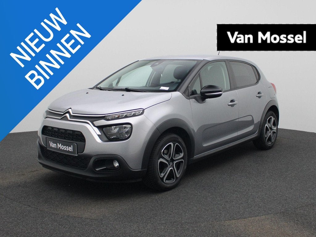 Citroën C3 1.2 PureTech 82 S&S MAN Feel, Autos, Argent ou Gris, 96 g/km, Entreprise, Boîte manuelle
