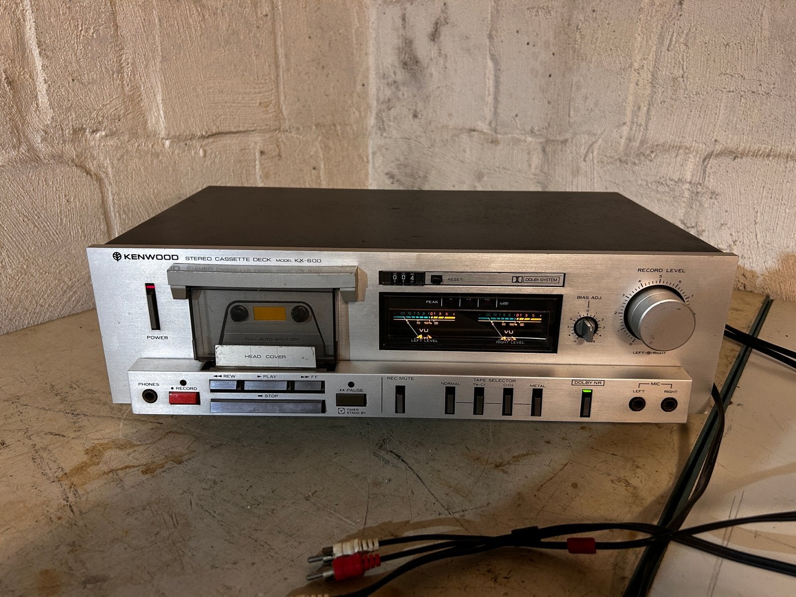 Kenwood cassette speler  KX - 600, Ophalen, Enkel, Kenwood