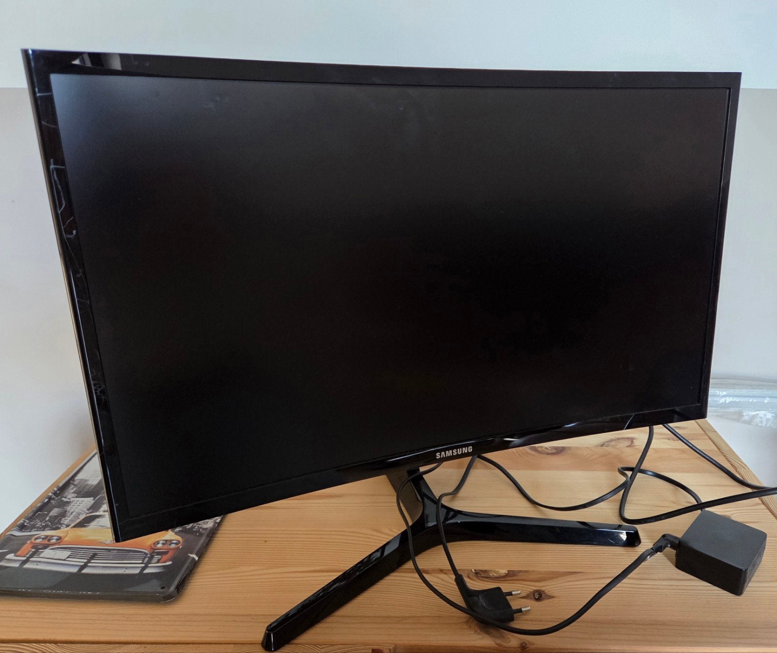 Samsung curved full HD 24inch CF396, Ophalen, HD