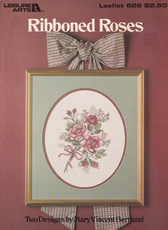 Leisure Arts - Roses à ruban, livre 5, brochure 626, Hobby & Loisirs créatifs, Broderie & Machines à broder, Enlèvement ou Envoi