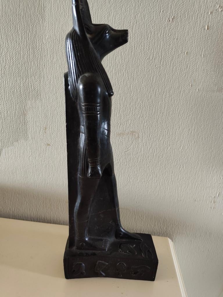 Anubis zwarte steen beeld, Verzamelen, Ophalen