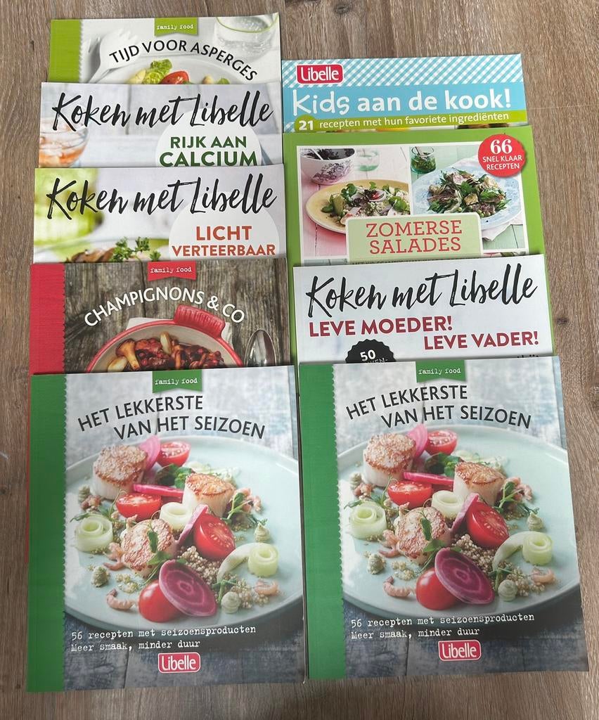 9 kookboeken, Enlèvement ou Envoi