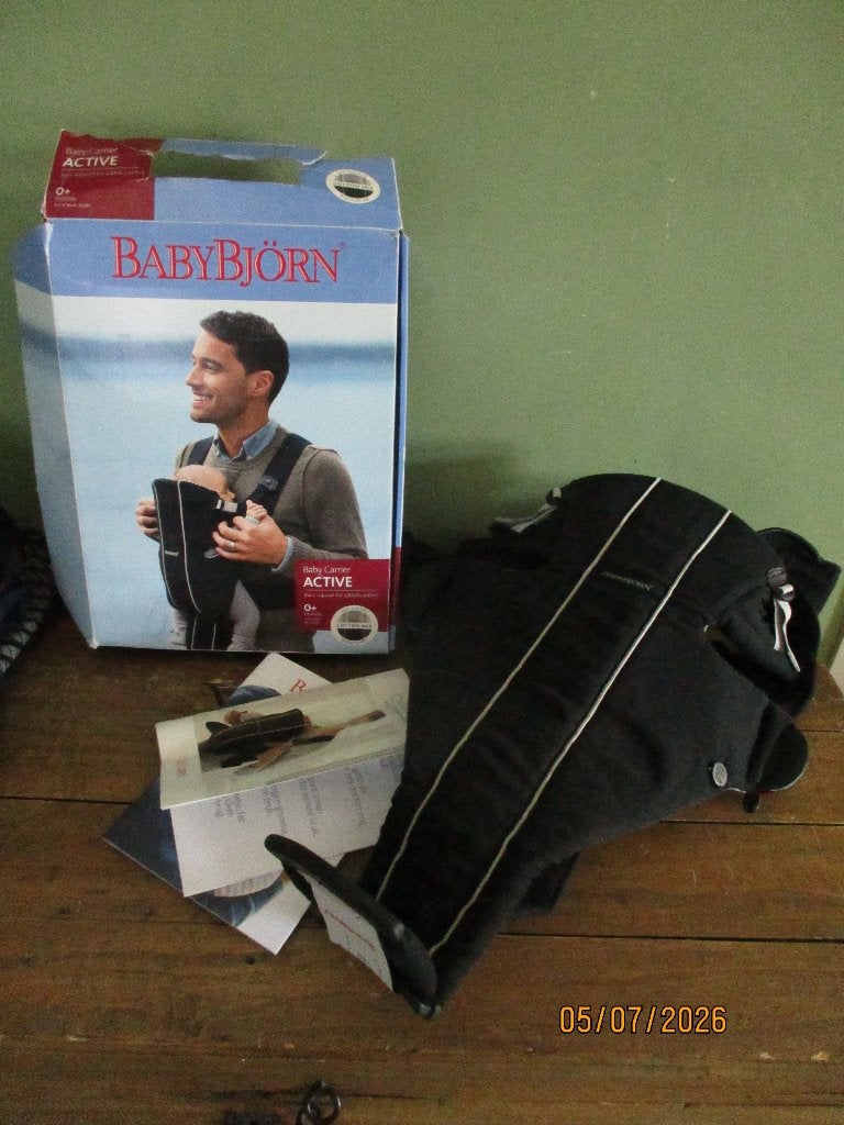 Porte-bébé Baby Bjorn Active, Buik of Rug, Ophalen of Verzenden, Zo goed als nieuw, Baby Björn