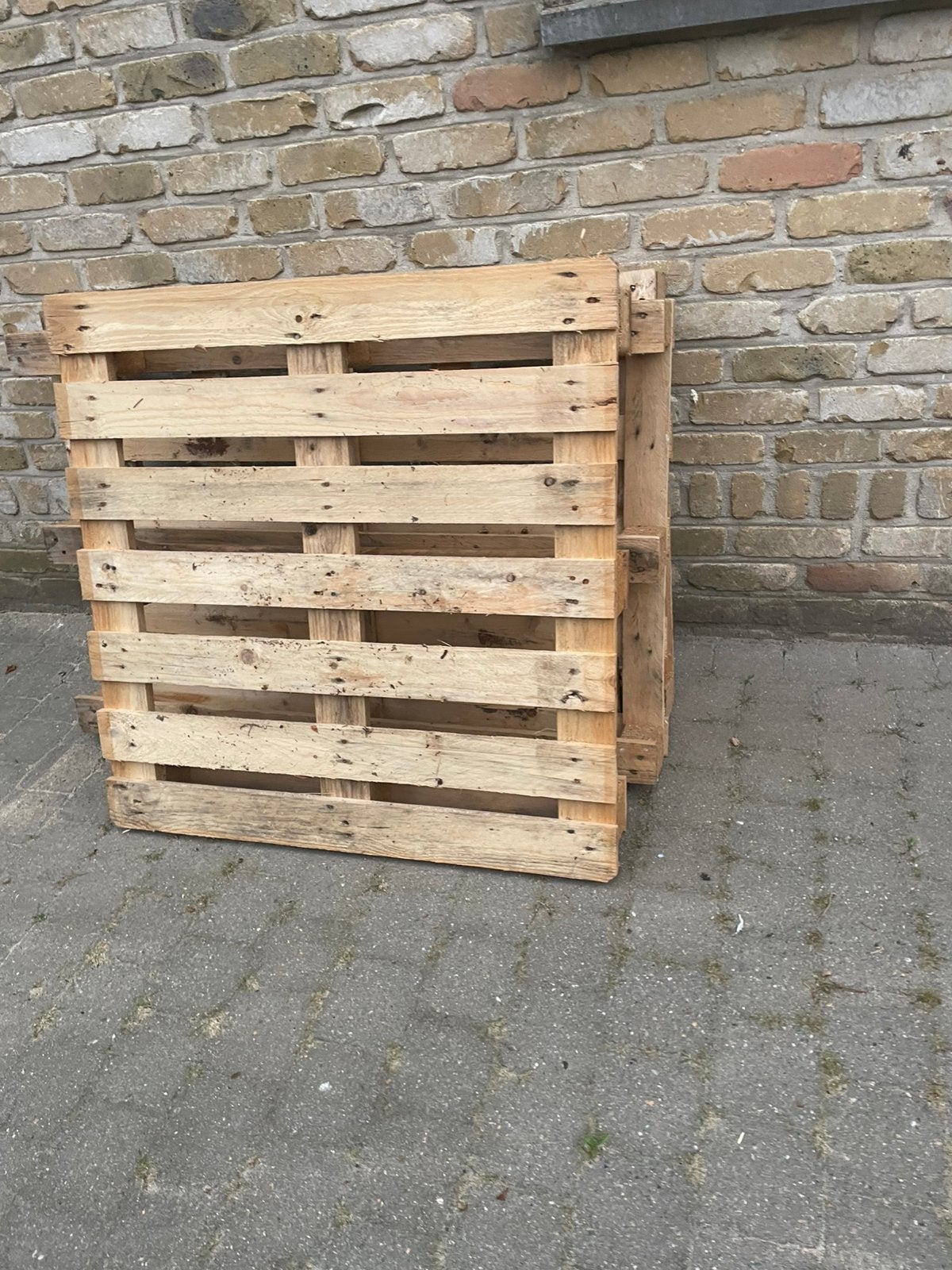 Houten paletten, Ophalen, Zo goed als nieuw